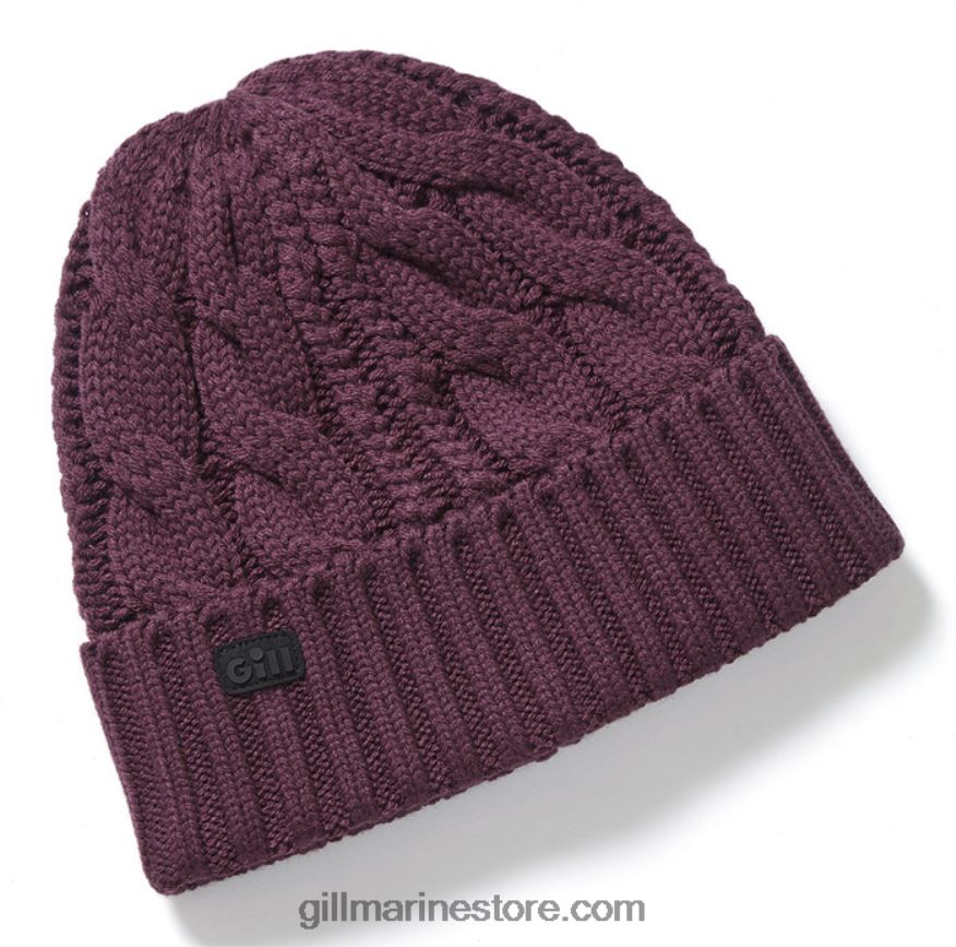 Gill Marine bonnet en maille torsadée (2021) DDP04L1 figue