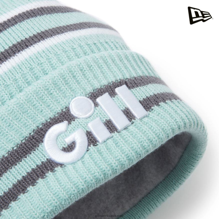 Gill Marine bonnet pompon new era x gill DDP04L25 coquille d'oeuf