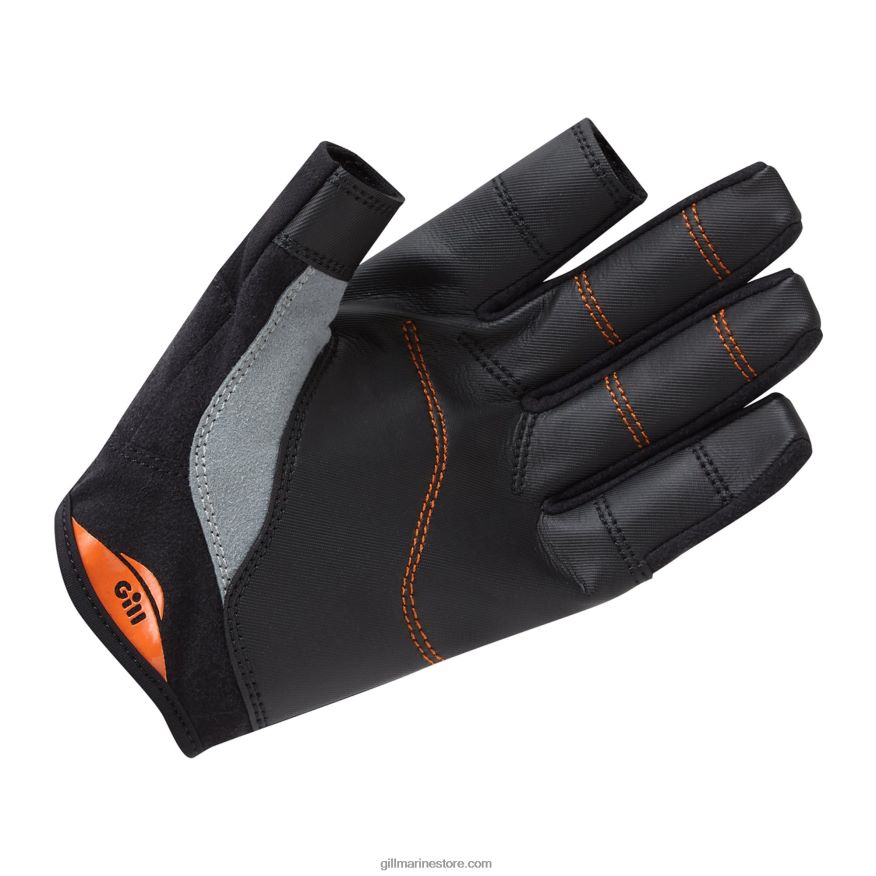 Gill Marine gants de championnat - doigt long DDP04L138 noir