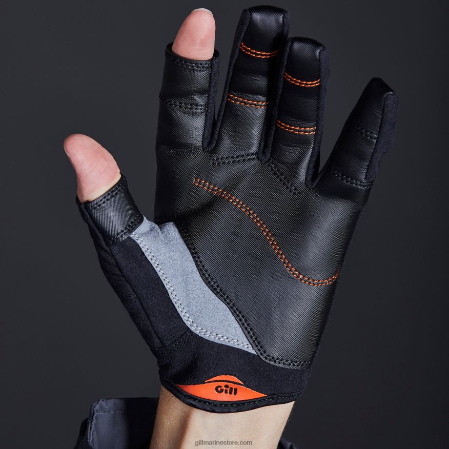 Gill Marine gants de championnat - doigt long DDP04L138 noir