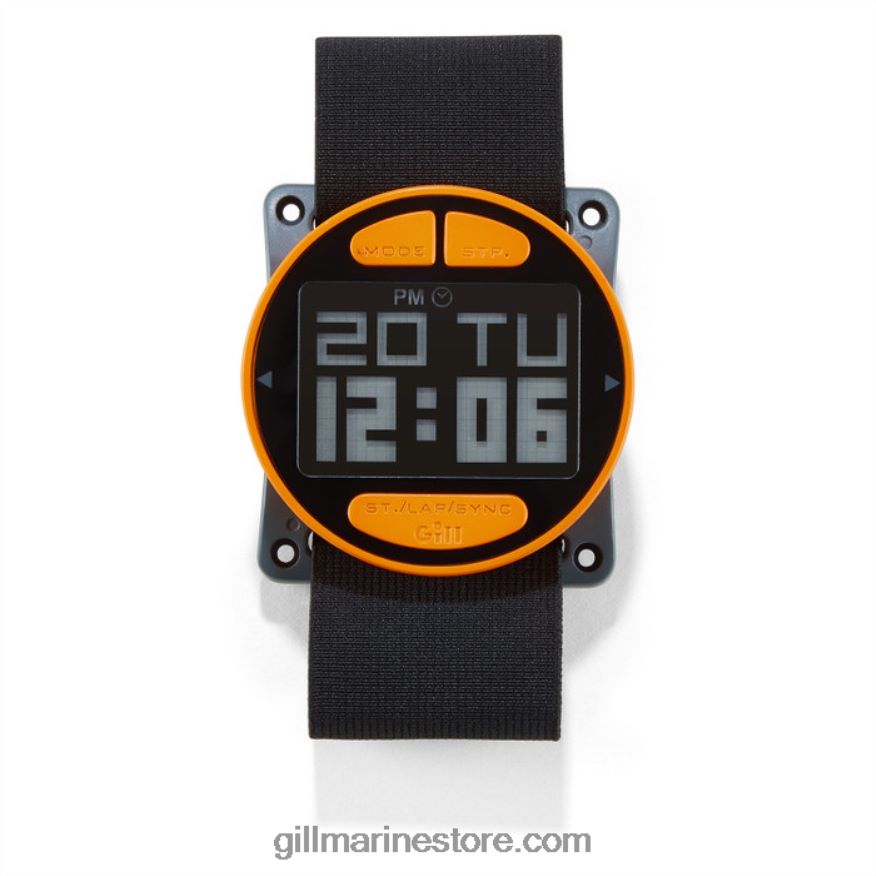 Gill Marine minuterie furtive DDP04L84 noir & orange