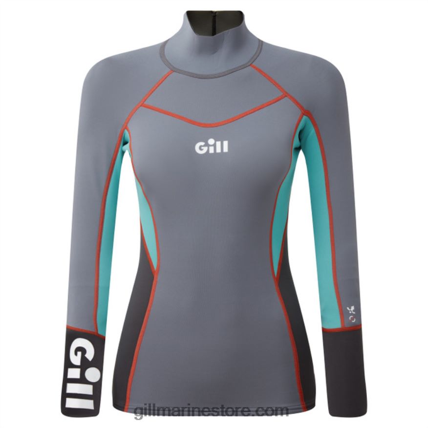 Gill Marine haut femme zenlite DDP04L508 gris acier