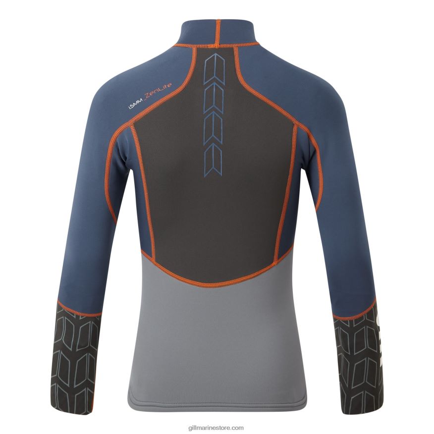 Gill Marine haut junior zenlite DDP04L536 océan & gris acier