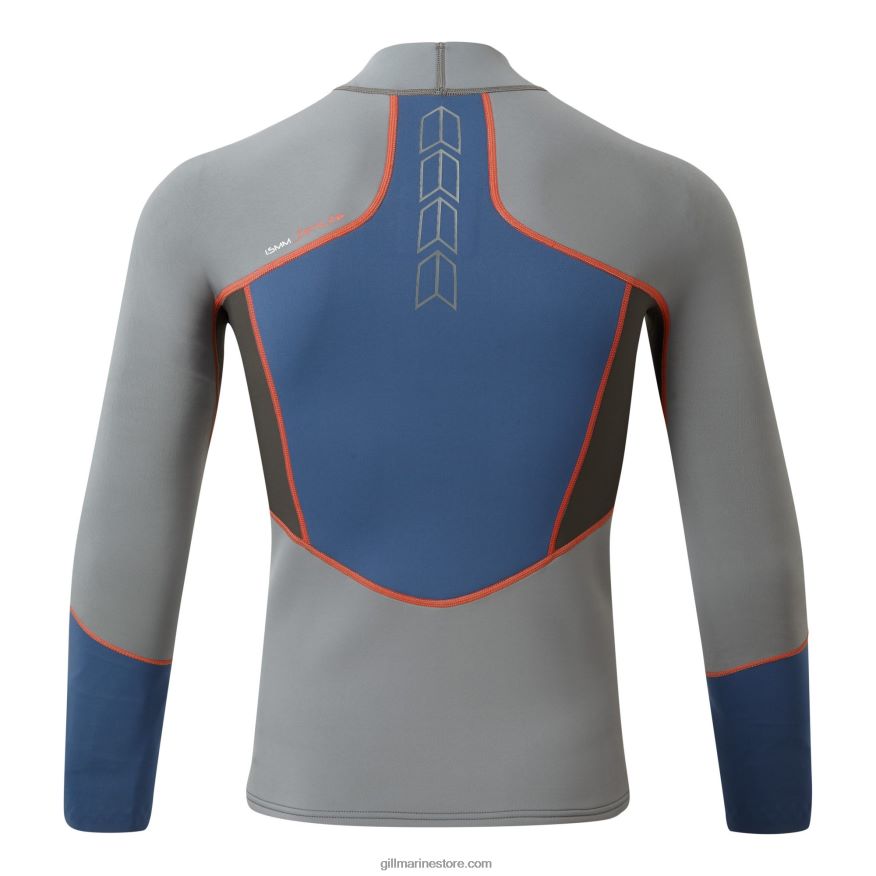 Gill Marine haut zenlite homme DDP04L534 gris acier