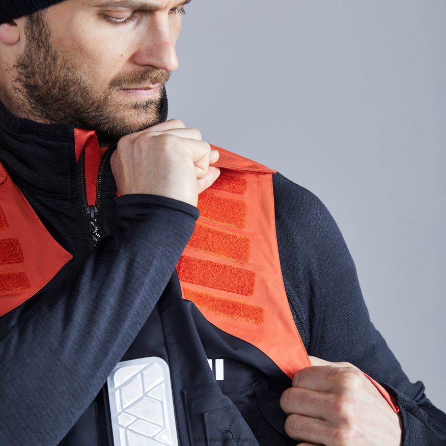 Gill Marine pantalon océan os1 DDP04L377 graphite/orange