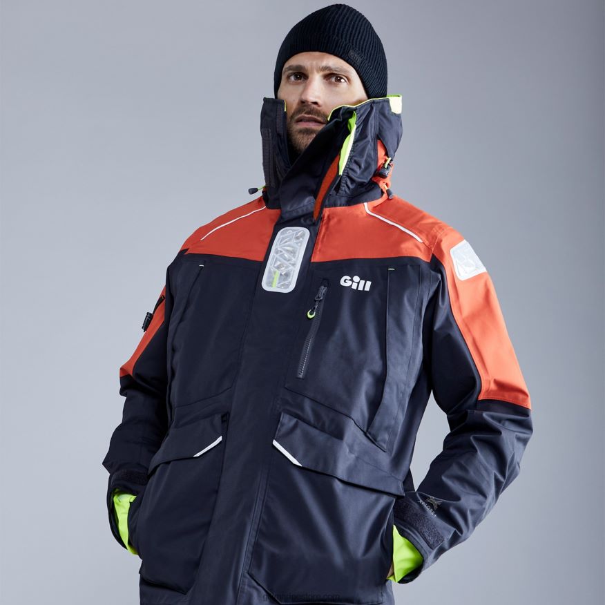 Gill Marine veste océanique os1 DDP04L125 graphite/orange