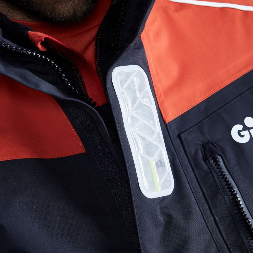 Gill Marine veste océanique os1 DDP04L376 graphite/orange