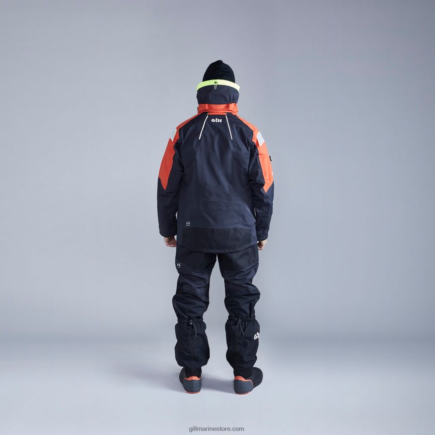 Gill Marine veste océanique os1 DDP04L376 graphite/orange
