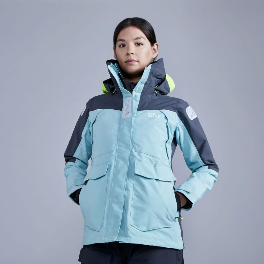 Gill Marine veste hauturière os2 femme DDP04L348 coquille d'oeuf