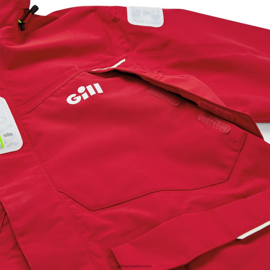 Gill Marine veste hauturière os2 homme DDP04L91 rouge