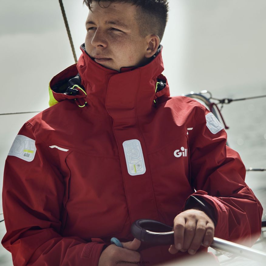 Gill Marine veste hauturière os2 homme DDP04L91 rouge