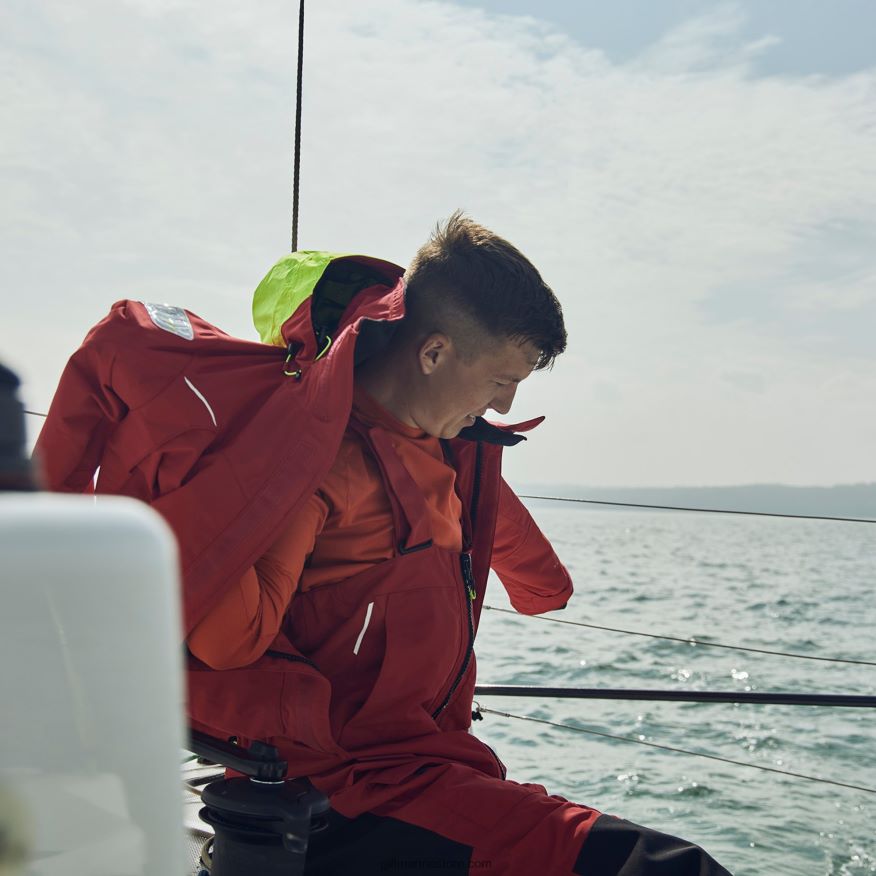 Gill Marine veste hauturière os2 homme DDP04L91 rouge