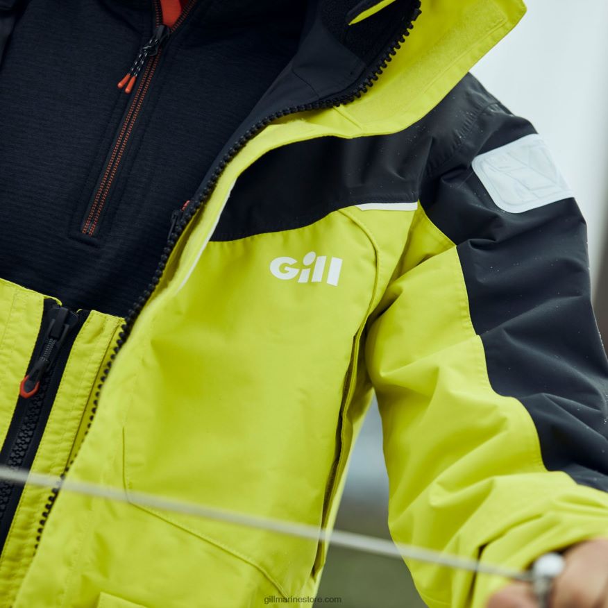 Gill Marine veste offshore os2 homme - édition spéciale DDP04L351 soufre