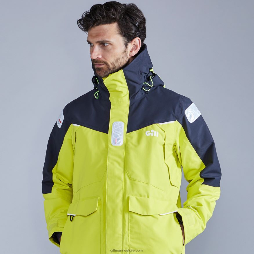Gill Marine veste offshore os2 homme - édition spéciale DDP04L351 soufre