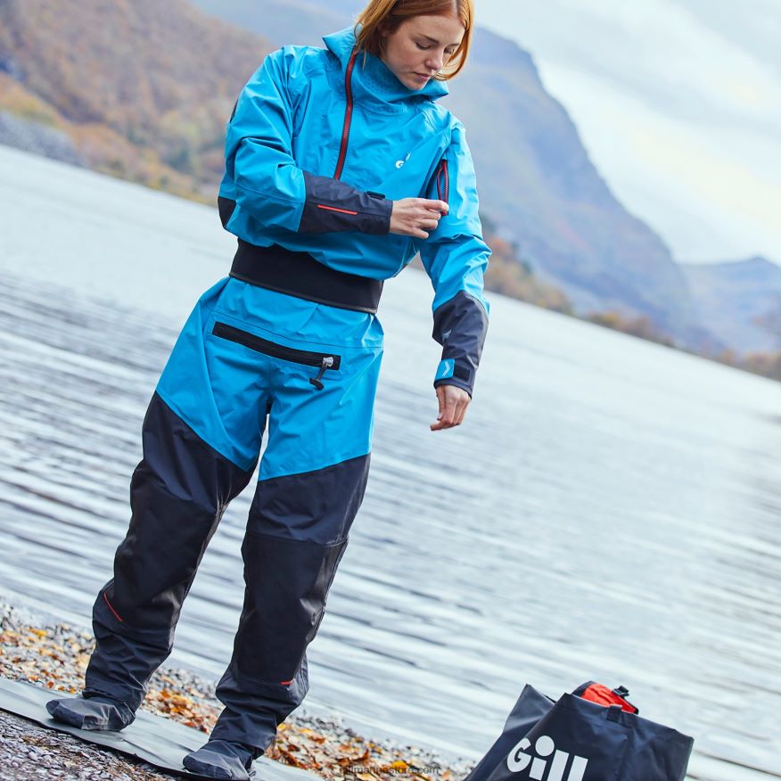 Gill Marine combinaison étanche verso - édition spéciale DDP04L428 geai bleu