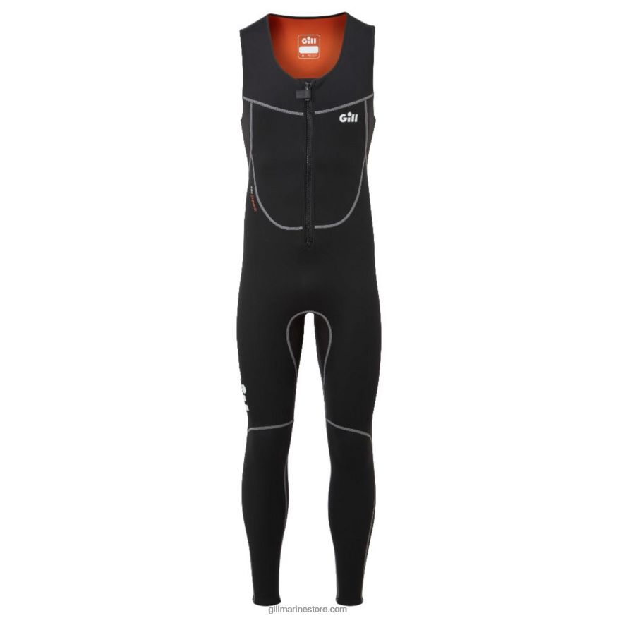Gill Marine caleçon long dynamique pour hommes DDP04L182 noir