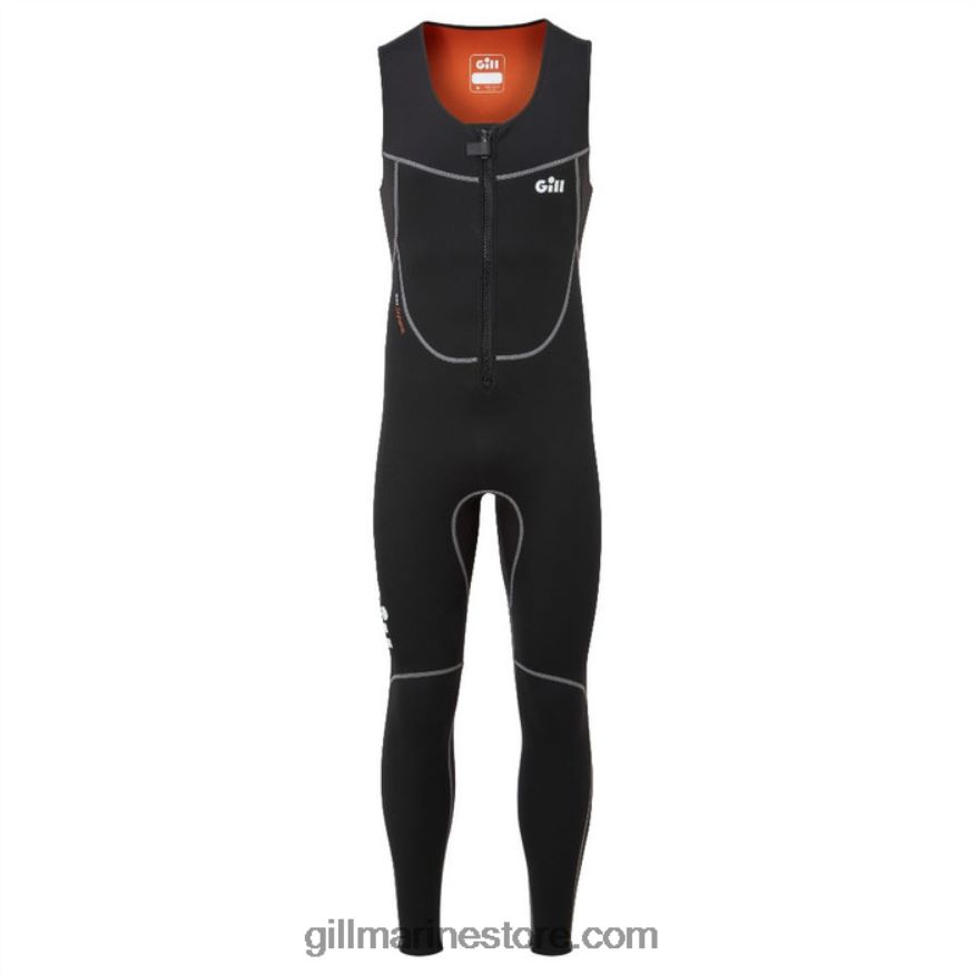 Gill Marine caleçon long dynamique pour hommes DDP04L520 noir
