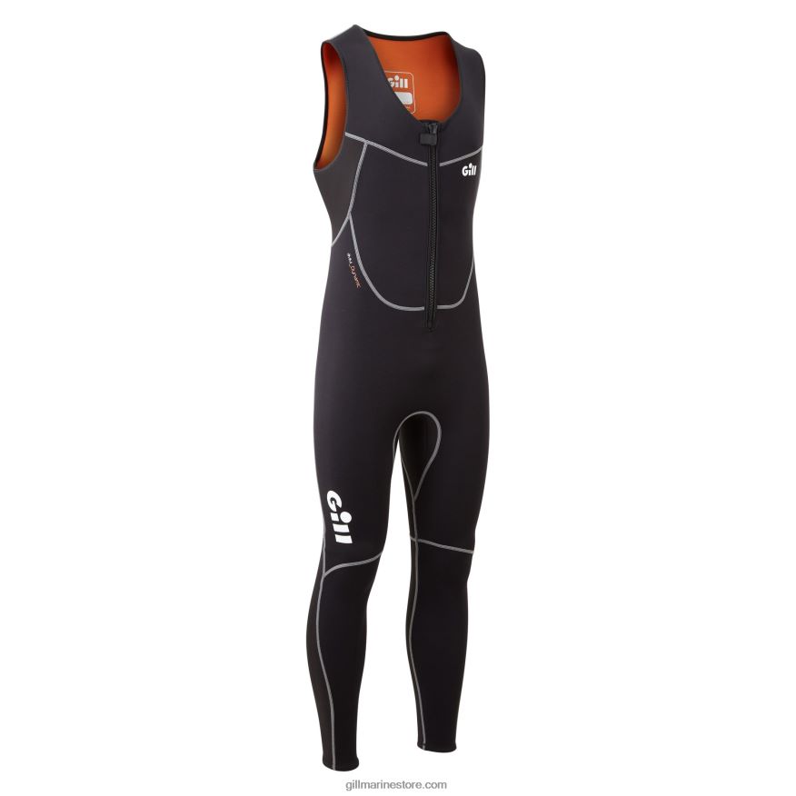 Gill Marine caleçon long dynamique pour hommes DDP04L520 noir