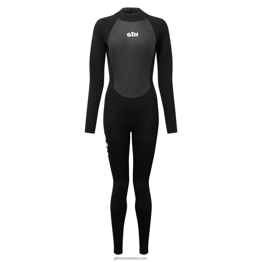 Gill Marine combinaison de poursuite femme zip dorsal 4/3mm DDP04L79