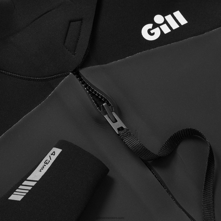 Gill Marine combinaison de poursuite femme zip dorsal 4/3mm DDP04L79