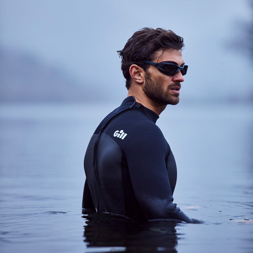 Gill Marine combinaison de poursuite homme zip dorsal 4/3mm DDP04L342