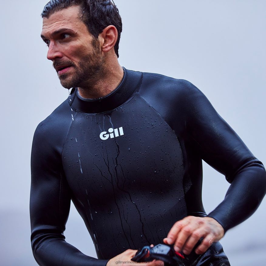 Gill Marine combinaison de poursuite homme zip dorsal 4/3mm DDP04L342
