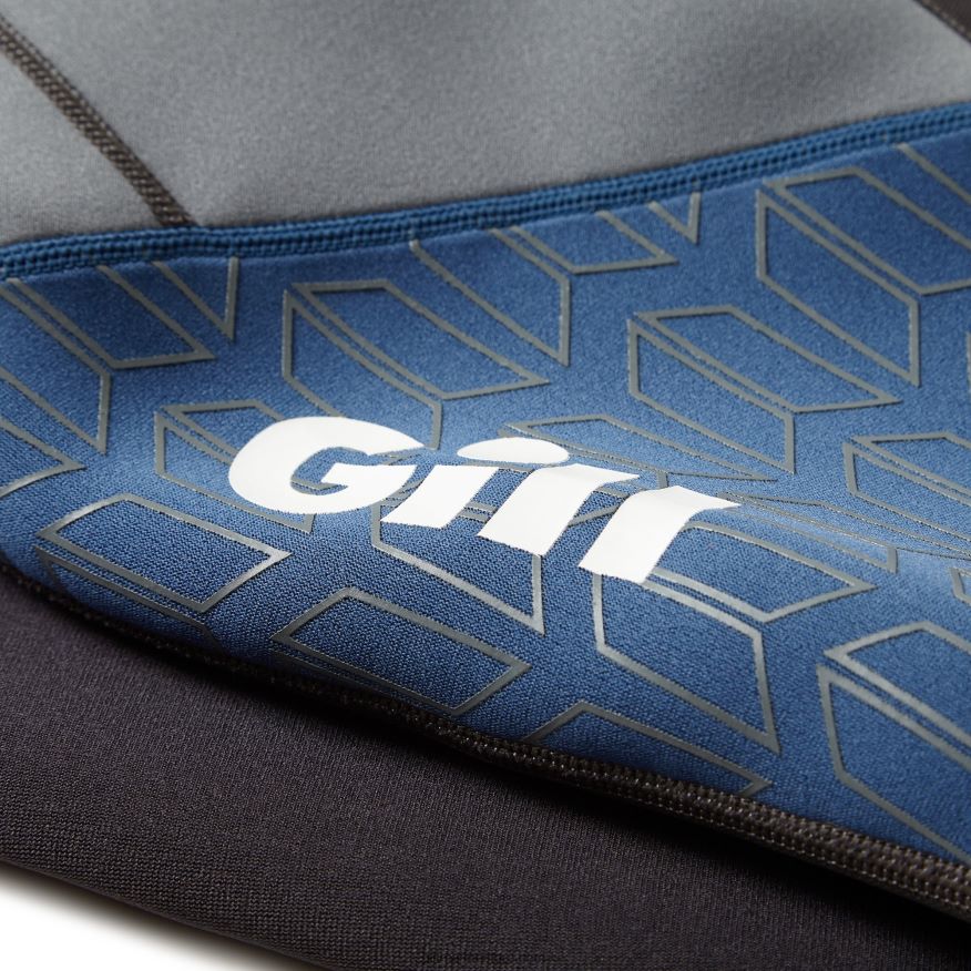 Gill Marine combinaison skiff junior zenlite DDP04L529 gris acier & océan