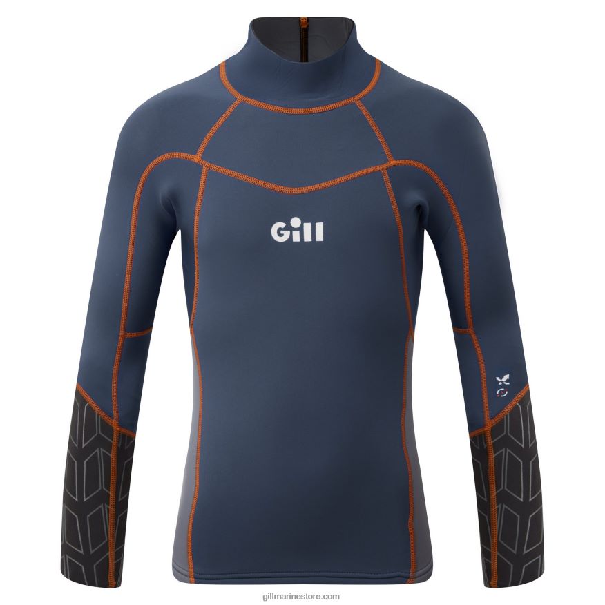 Gill Marine haut junior zenlite DDP04L189 océan & gris acier