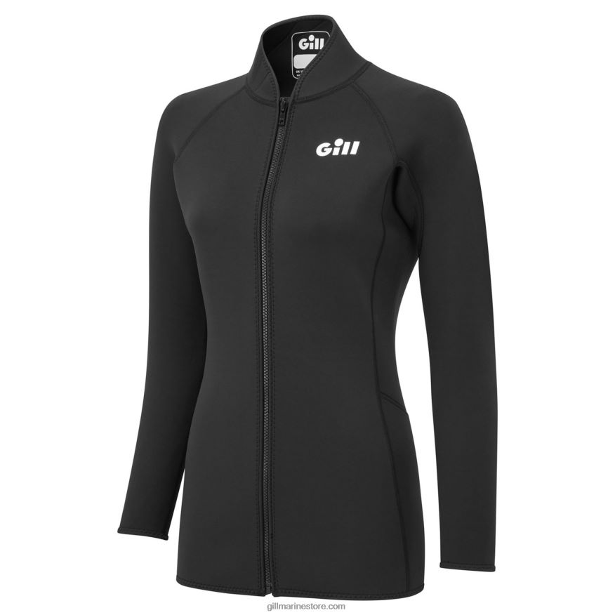Gill Marine veste néoprène poursuite femme DDP04L9 noir