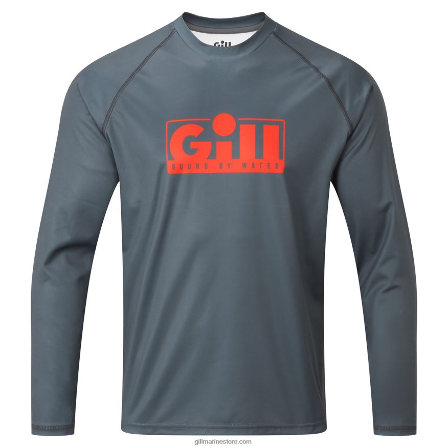 Gill Marine Haut à manches longues xpel tec en étain DDP04L408