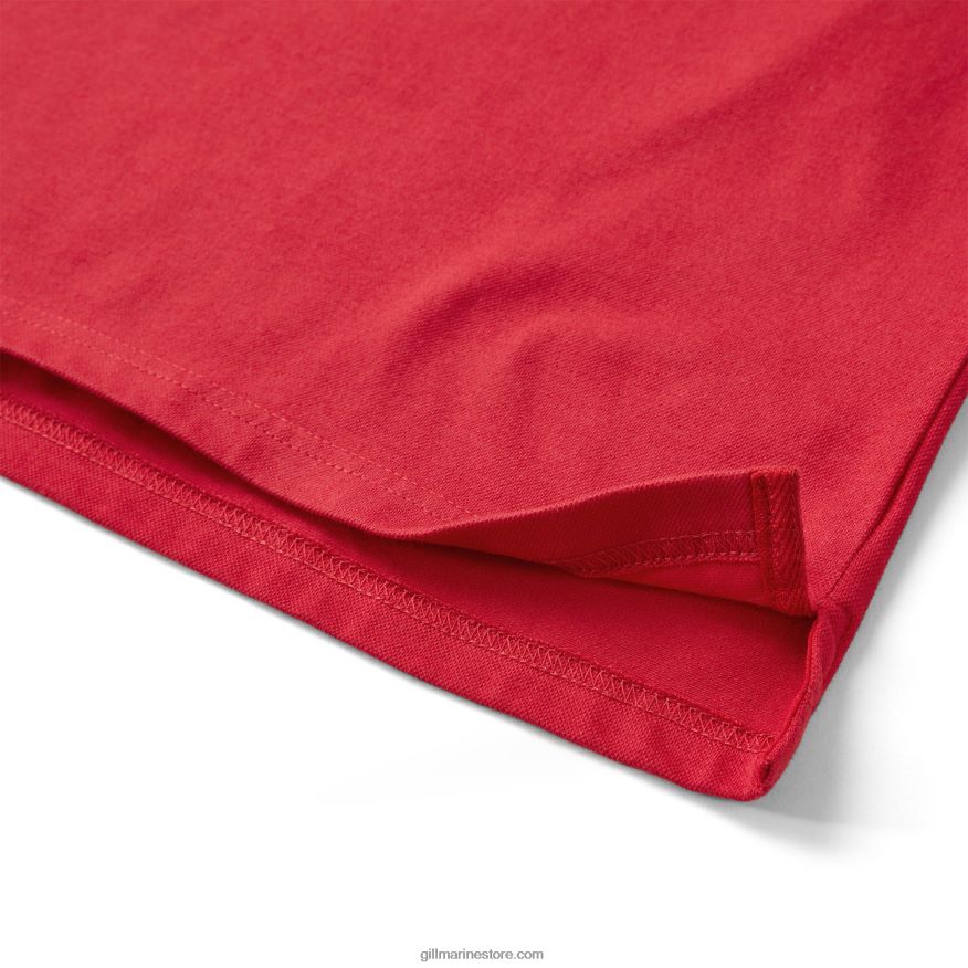 Gill Marine Lucca polo DDP04L124 branchies rouges