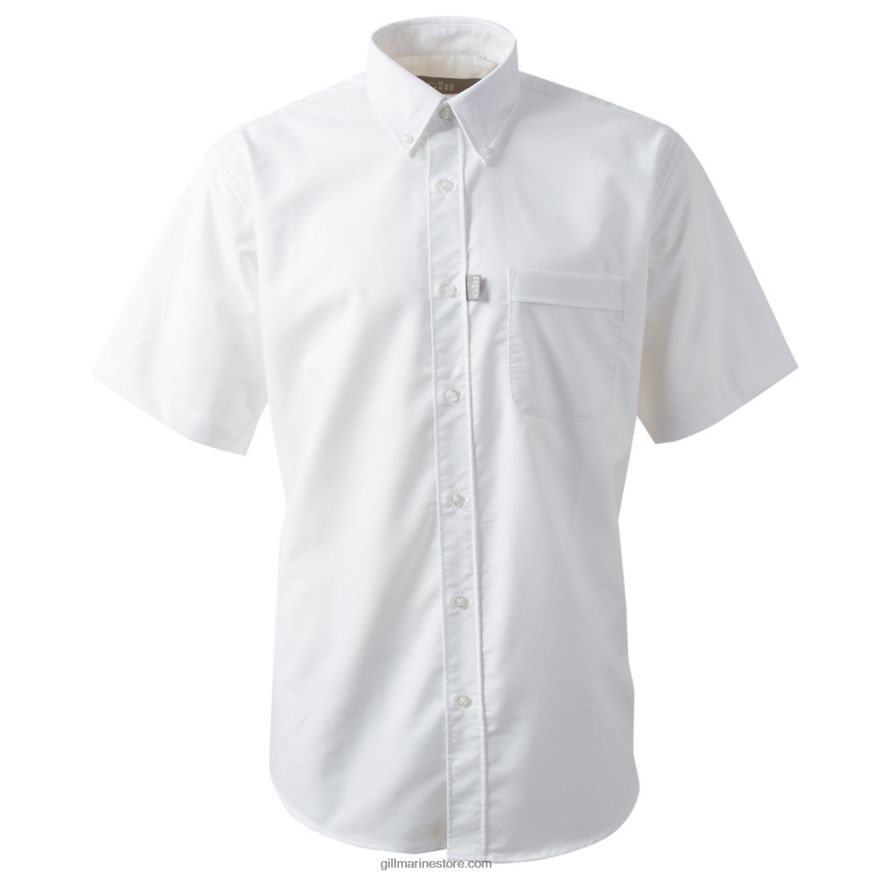 Gill Marine chemise oxford - manches courtes DDP04L302 blanc