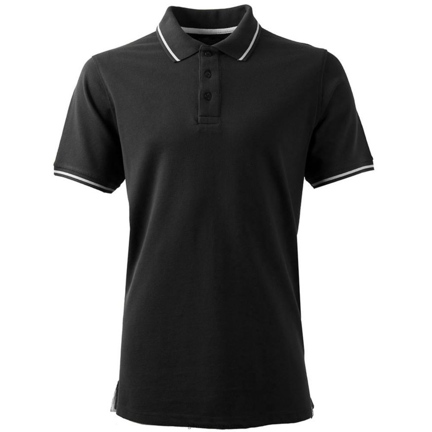 Gill Marine polo pour homme DDP04L249 noir