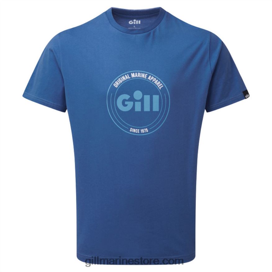 Gill Marine t-shirt scala DDP04L116 bleu atlantique