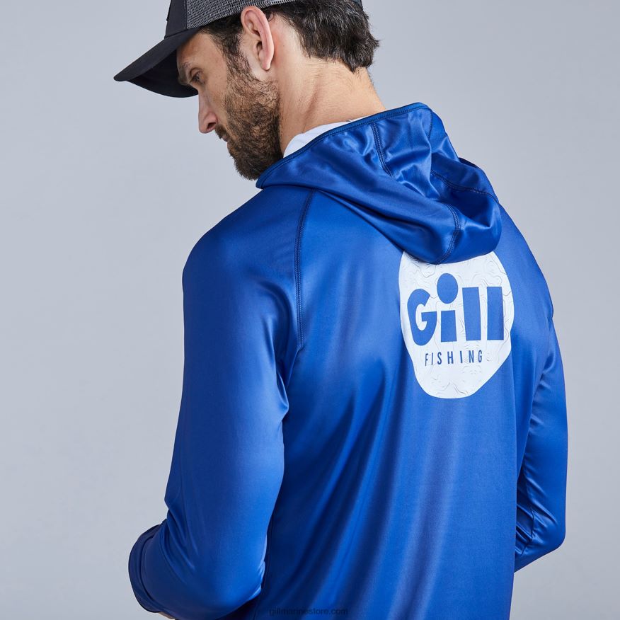 Gill Marine xpel tec sweat à capuche avec logo au dos DDP04L406