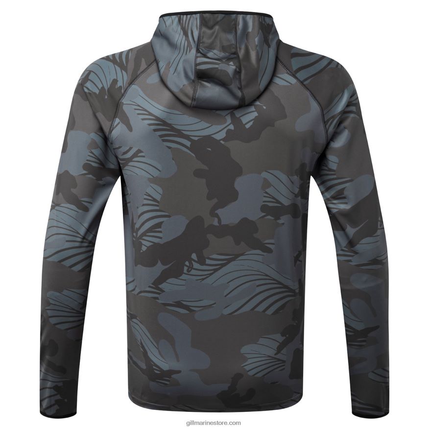 Gill Marine xpel tec - sweat à capuche camouflage DDP04L409 camouflage ombre