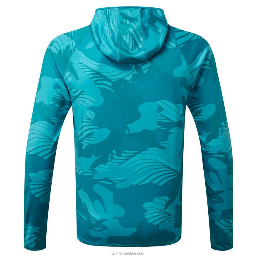 Gill Marine xpel tec - sweat à capuche camouflage DDP04L410 camouflage piscine