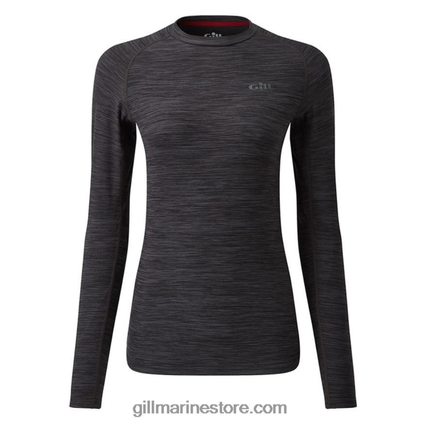Gill Marine col rond femme - manches longues DDP04L315 cendre