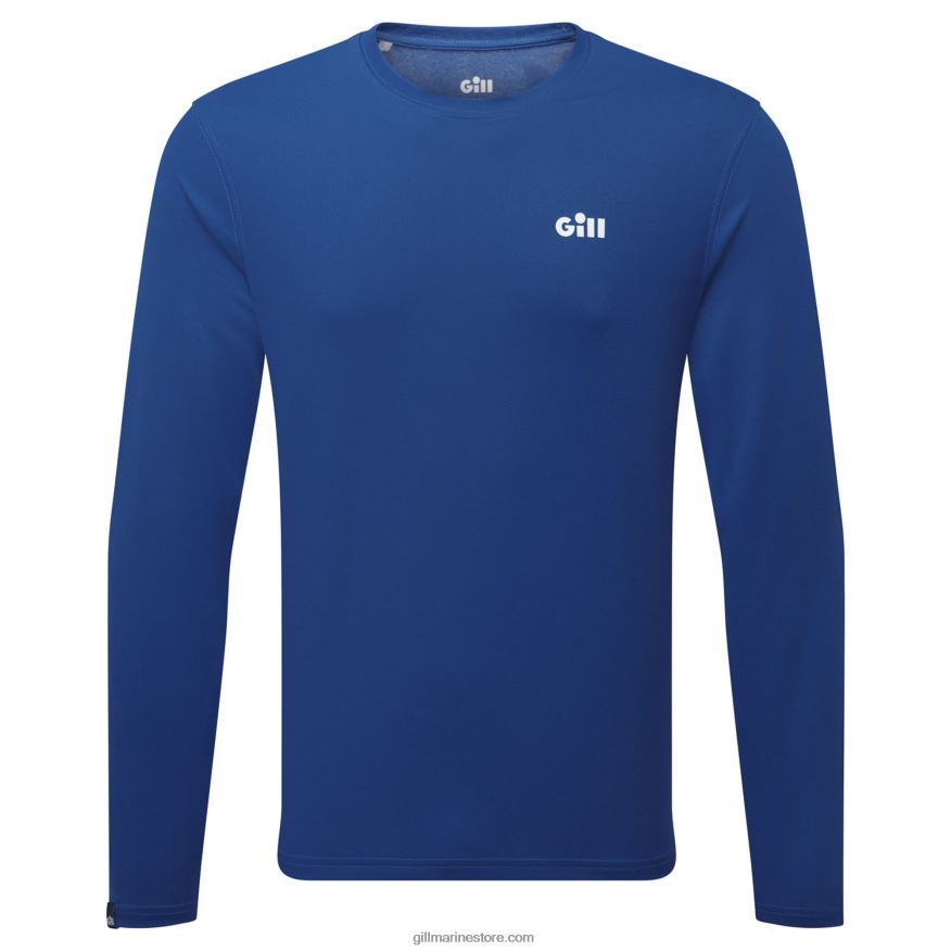 Gill Marine holcombe crew pour hommes - manches longues DDP04L320 bleu atlantique
