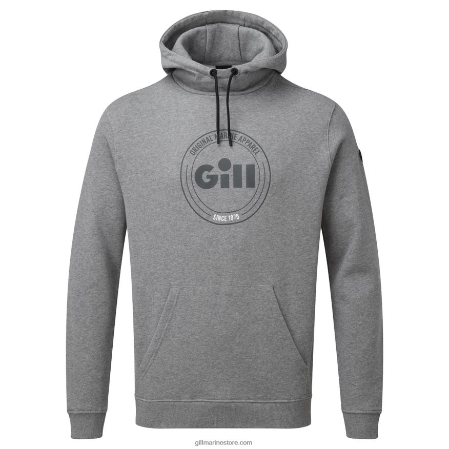Gill Marine sweat à capuche cavo DDP04L121 gris chiné