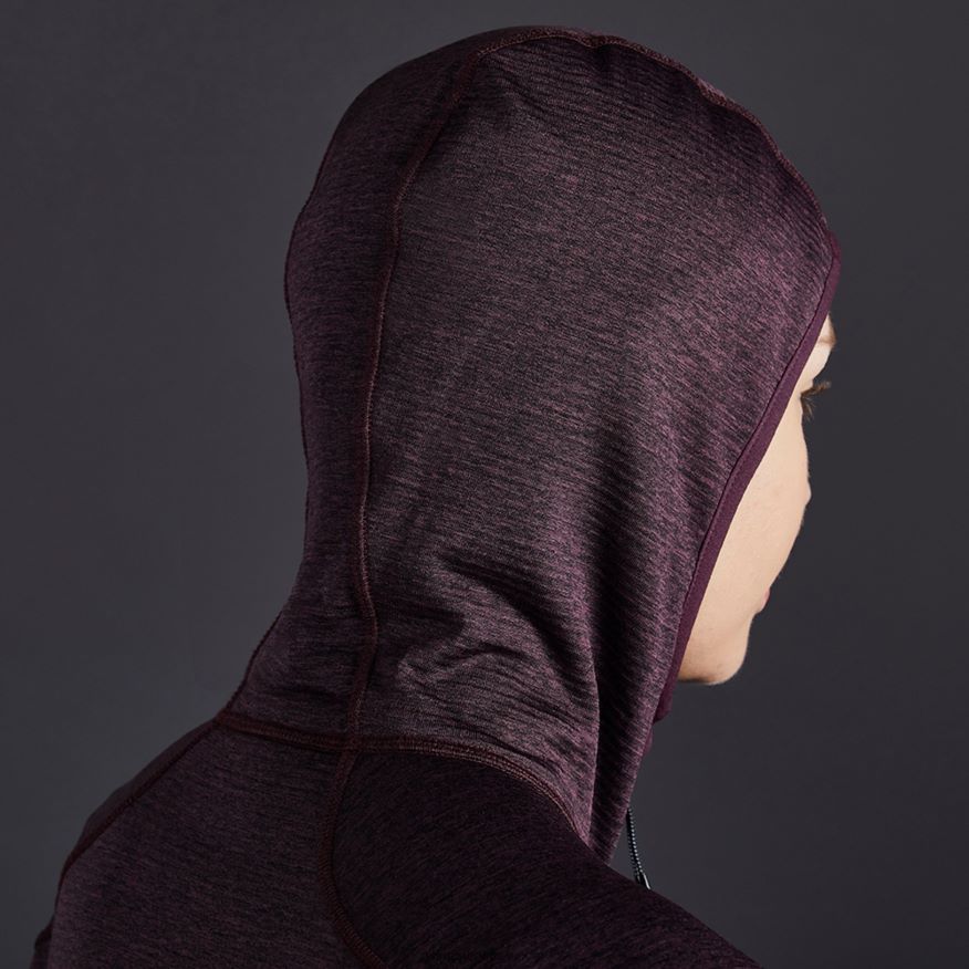 Gill Marine sweat à capuche femme DDP04L171 figue