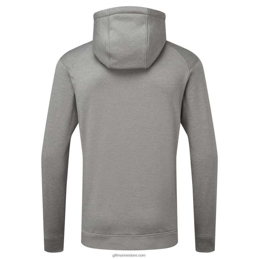 Gill Marine sweat à capuche technique langland DDP04L460 gris chiné