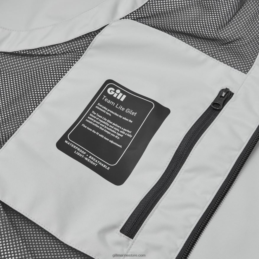 Gill Marine gilet léger de l'équipe DDP04L153 argent