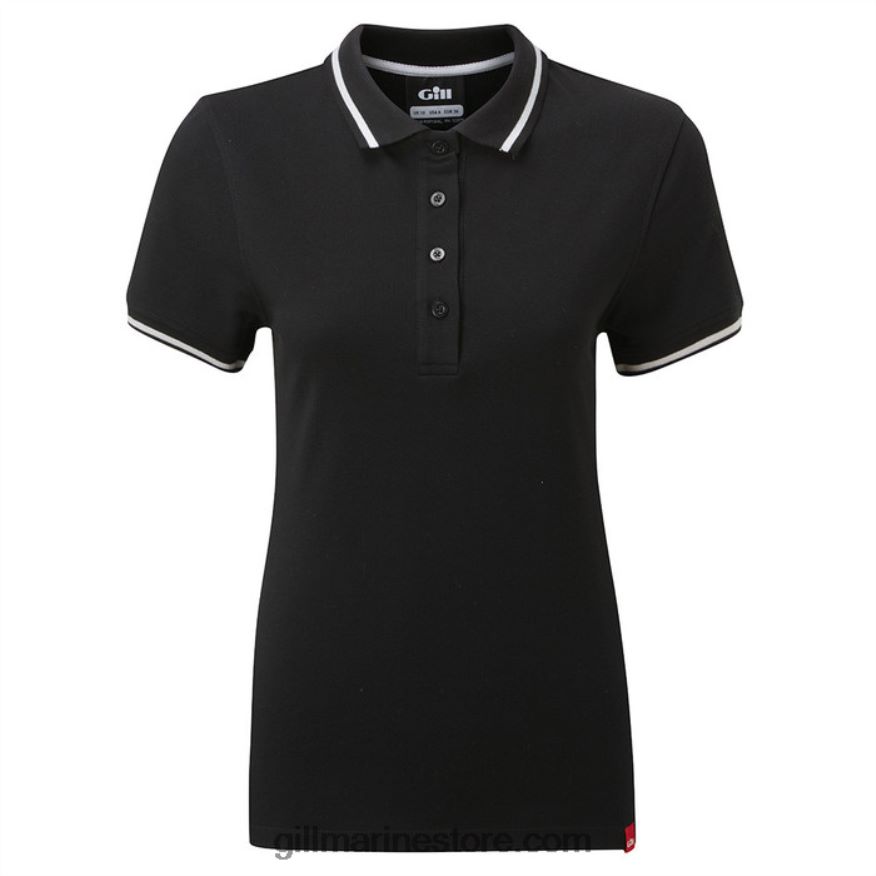 Gill Marine polo pour femme DDP04L245 noir
