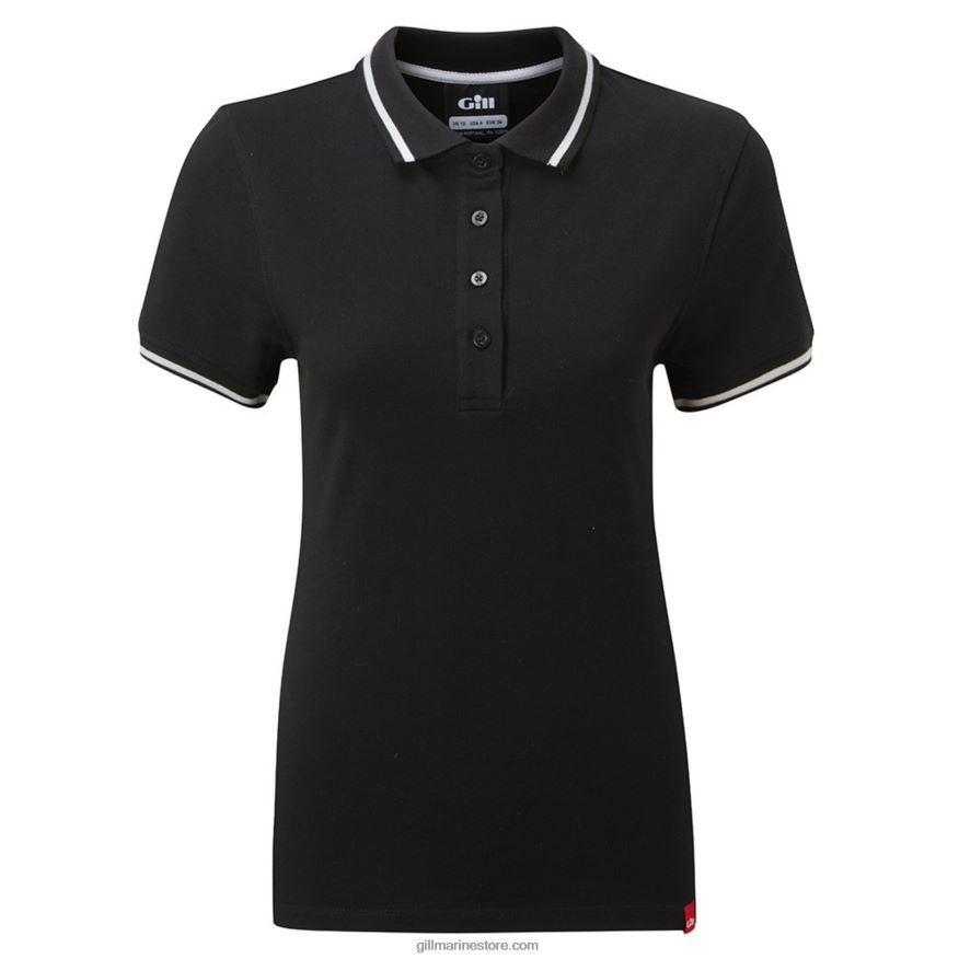 Gill Marine polo pour femme DDP04L245 noir