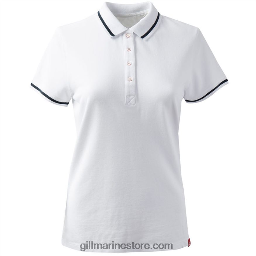 Gill Marine polo pour femme DDP04L504 blanc