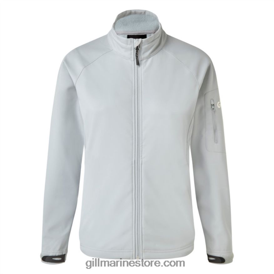 Gill Marine veste softshell équipe femme DDP04L176 gris moyen