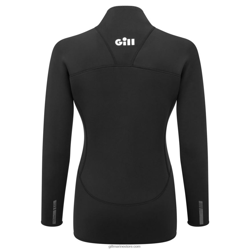 Gill Marine veste néoprène poursuite femme DDP04L379 noir