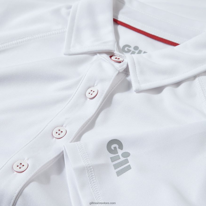Gill Marine polo uv tec femme DDP04L509 blanc