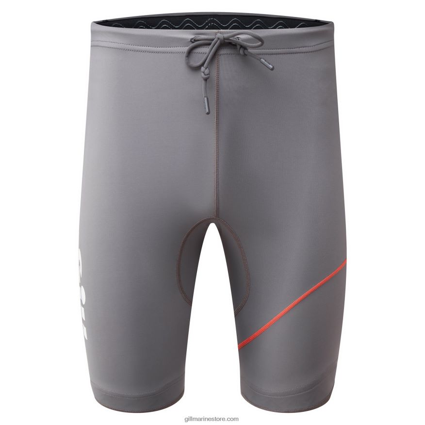 Gill Marine short de pont DDP04L528 gris acier